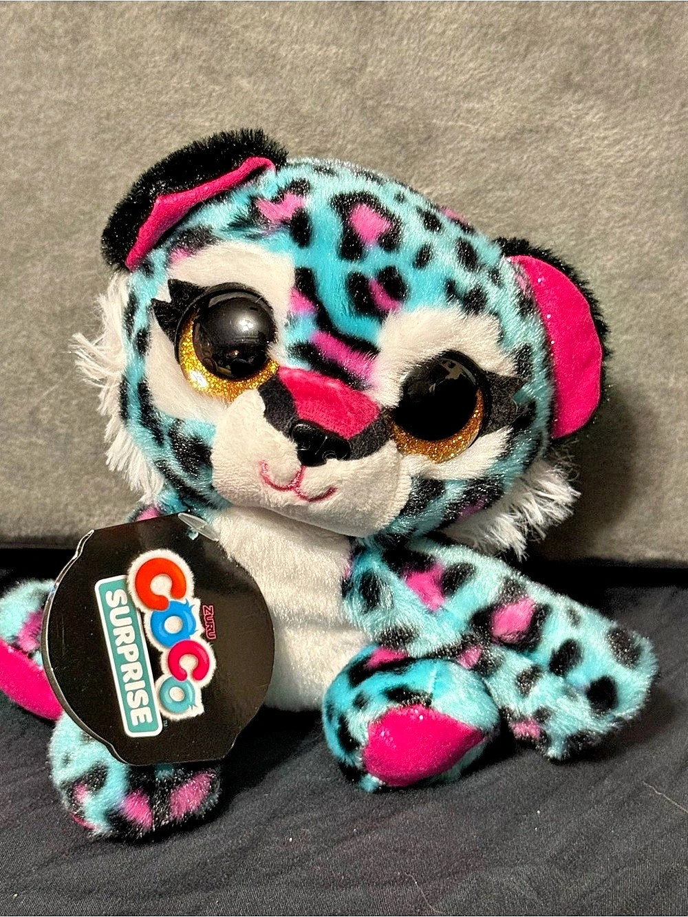 COCO SURPRISE plush Leopard Print NWT